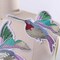 1 Patch Colorful Hummingbird Sequins Embroidery Iron On Wings Bird Applique
